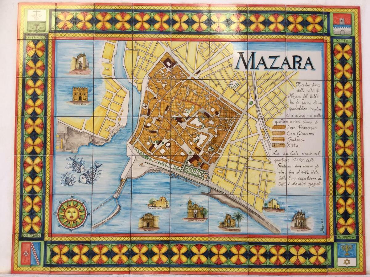 Case Vazzana - Cortile Sant'Agostino Мазара-дель-Валло Экстерьер фото